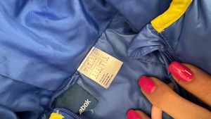 Reebok Blue Puffer Jacket