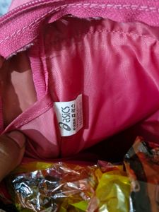 Pink ASICS Backpack