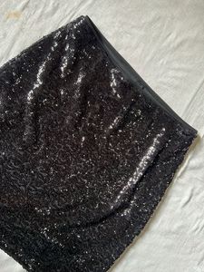 H&amp;M Black Sequin Skirt
