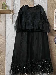 Elegant Black skirt &top