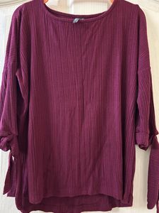 LOV maroon Tops