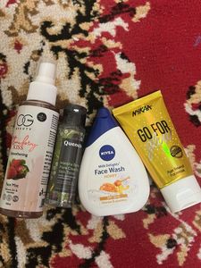 Skincare Bundle: Face Mist, Tonic, Wash & Mask!