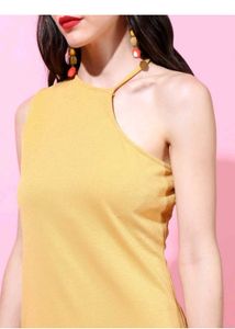 Mustard Mini Shift Dress