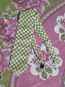 Vintage Green Plaid Tie