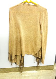 Fringed Knit Cardigan (DUBAI product )