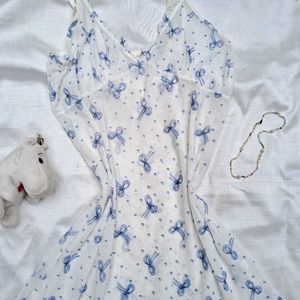 Printerest Aesthetic Cute Lace Trim Dress