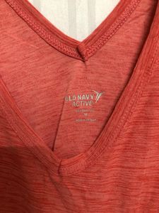 Old Navy Orange Short Sleeve Top