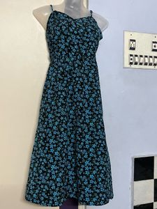 Pintrest Floral Print Midi Dress