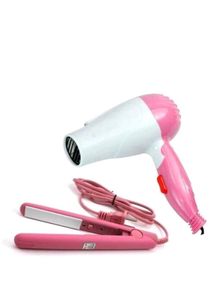 Hair Dryer & Straightener Set