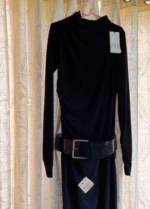 Zara Black Long Sleeve Dress