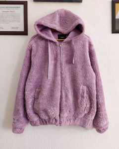 Lavender Fuzzy Hoodie