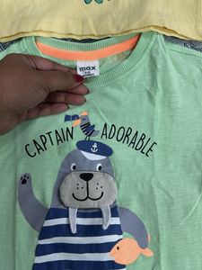 5 pack Cute Kids T-Shirt Bundle 9-12