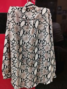 Printed Shirt With Tie For Women