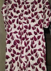 Floral Print Kurta