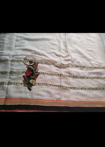 Elegant Purple Saree with Border