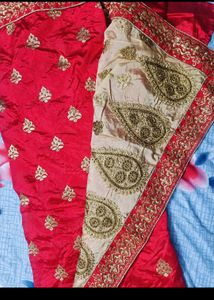Embroidered saree