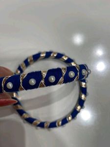 Blue &amp; Gold Bangles