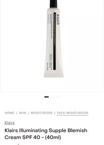 Klairs Blemish Cream SPF 40