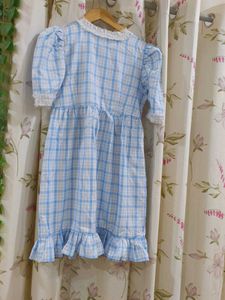 Cute Girls&#39; Plaid Dress