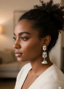 3 Elegant Silver Earring Set