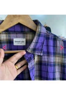 Purple Flannel Shirt