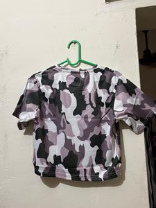 Multi Colour Crop Top