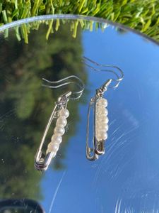 Pearl earrings 🤍✨