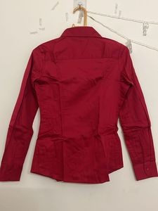 Red Formal Shirt for Women