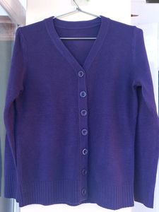 Purple Cardigan