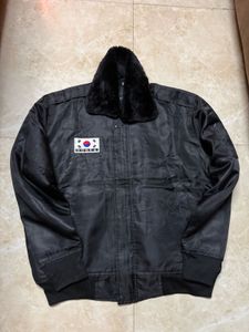 Korea Flag Black Jacket oversized XL