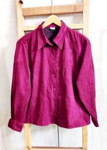 Burgundy Swift Shirt Size-42-44