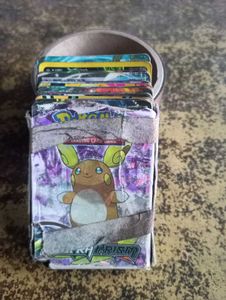 Pokemon Card Set with Rock-Paper-Scissors Feature