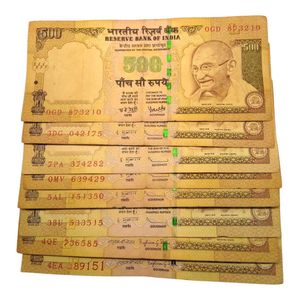 2008 To 2015 Yearwise Old ₹500 Currency Notes
