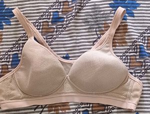 Comfy Beige Bra