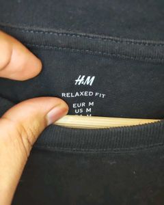 H&amp;M Relax Fit Backprinted Oversize T-shirt