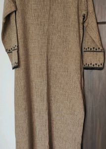 Elegant Brown Printed Kurta