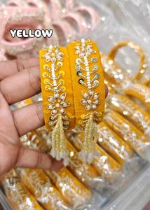 Purple Velvet Bangles