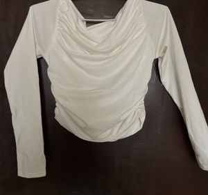 Pinterest Off Shoulder Fitted Top