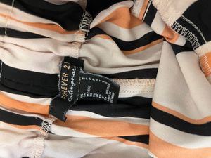 striped flowy bottom