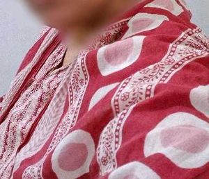 Red &amp; White kameez salwar dupatta