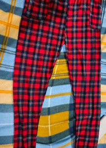 Red Plaid Gym Pants