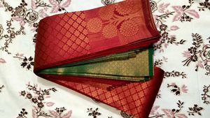 Elegant Red Banarasi Saree