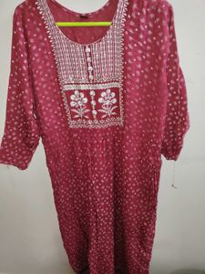 Elegant Maroon Kurta Set