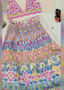 Elegant Embroidered Lehenga Choli Set