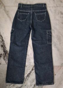 Grey Cargo Jeans