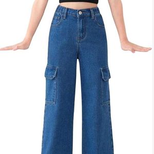 Wide Leg Cargo Jeans
