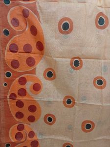Khat Orange Saree