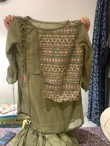 Skirt With Short Kurti