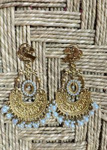Vintage Gold Tone Bird Drop Earrings