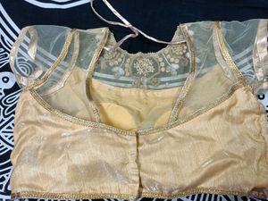 Net Blouse With Stone Work